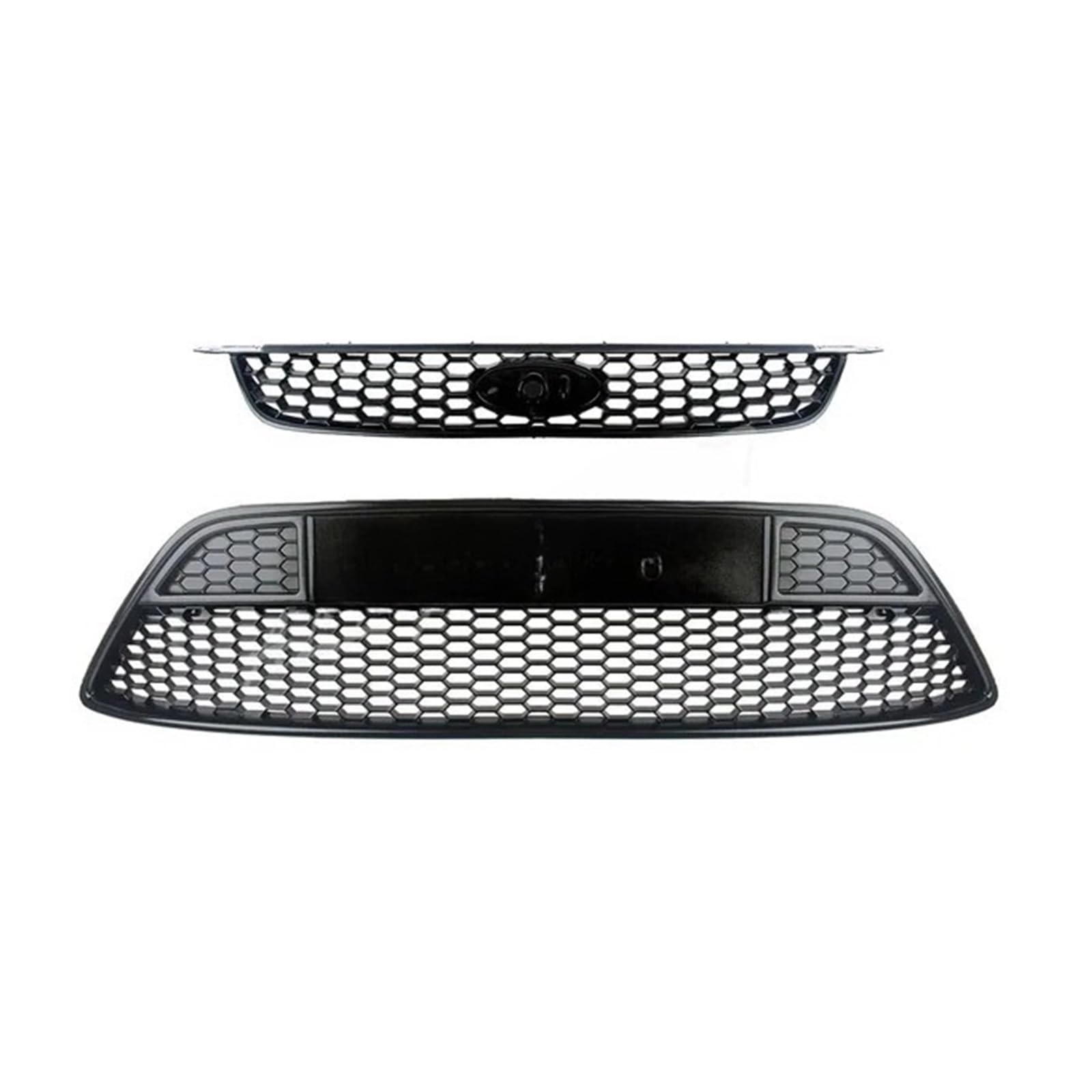 Autokühlergrill for die vordere Stoßstange, oberer Kühlergrill, kompatibel mit Focus ST 2009 2010 2011 2012 2013, schwarz(Black) von DACOLWZING