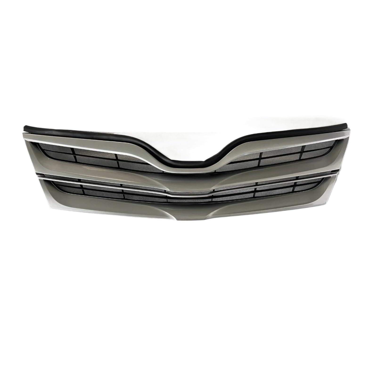 Autozubehör Schwarz glänzende Auto-Frontstoßstangengitter Kompatibel for Toyota -Venza 2013-2020 53101-0T020 Kühlergrill Racing Grill von DACOLWZING