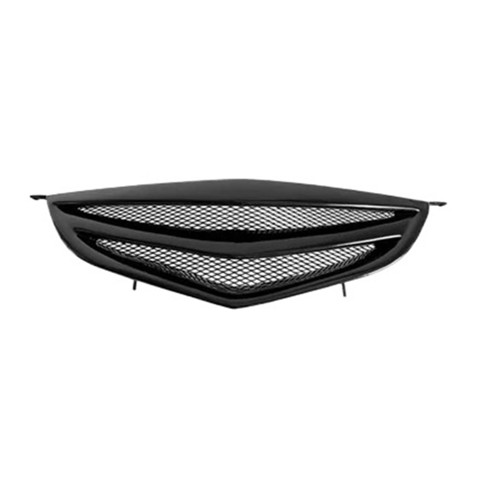 Carbonfaser-Schwarz-Look Auto-Frontstoßstange Untergitter Grillgitter Abdeckung Zierleiste Kompatibel for Mazda3 Limousine 2006-2012 Außenzubehör(Matte Black) von DACOLWZING