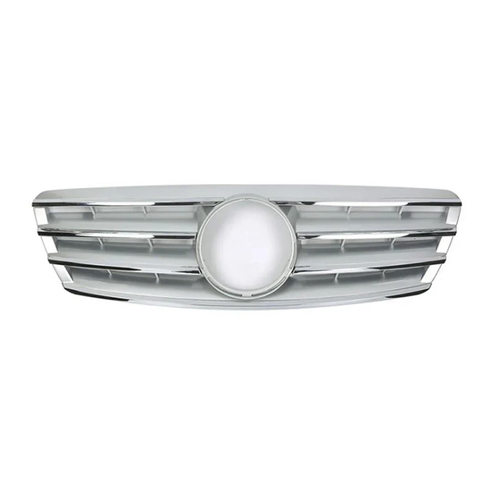 DACOLWZING Auto-Kühlergrill kompatibel mit Mercedes-Benz C-Klasse W203 C280 C320 C240 ​​C200 W204 C180 C200 C260 C63 2000 2001 2002 2003–2006 mit Emblem von DACOLWZING