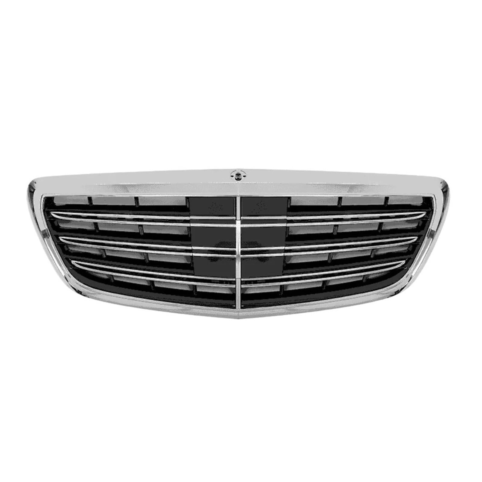 DACOLWZING Frontgrill kompatibel mit Mercedes-Benz S-Klasse W222 S500 S550 S600 2014–2020 mit Acc(Silver) von DACOLWZING