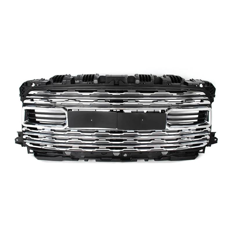 DACOLWZING Horizontaler Billet-Grill, Frontstoßstangengrill, Chrom, kompatibel for RAM 2500 3500 4500 2020–2024, Haubengrill ohne Kameraloch, ersetzen Sie 68516019AA von DACOLWZING