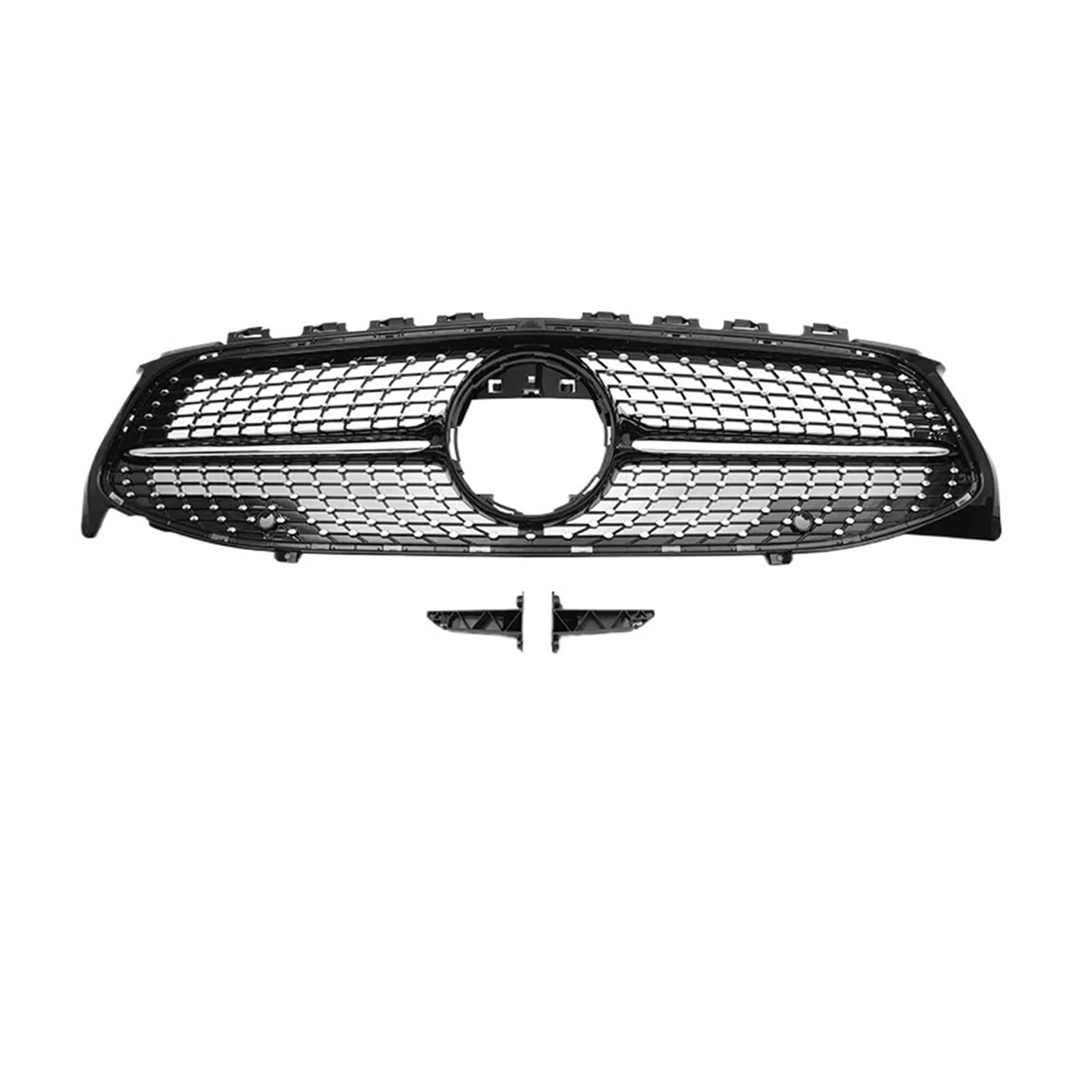 DACOLWZING Kompatibel for Benz CLA W118 C118 X118 CLA180 200 250 CLA45 35 2019-2023 Autozubehör Frontstoßstange Panamericana Diamond AMG GT Kühlergrill(Diamond Black WO) von DACOLWZING