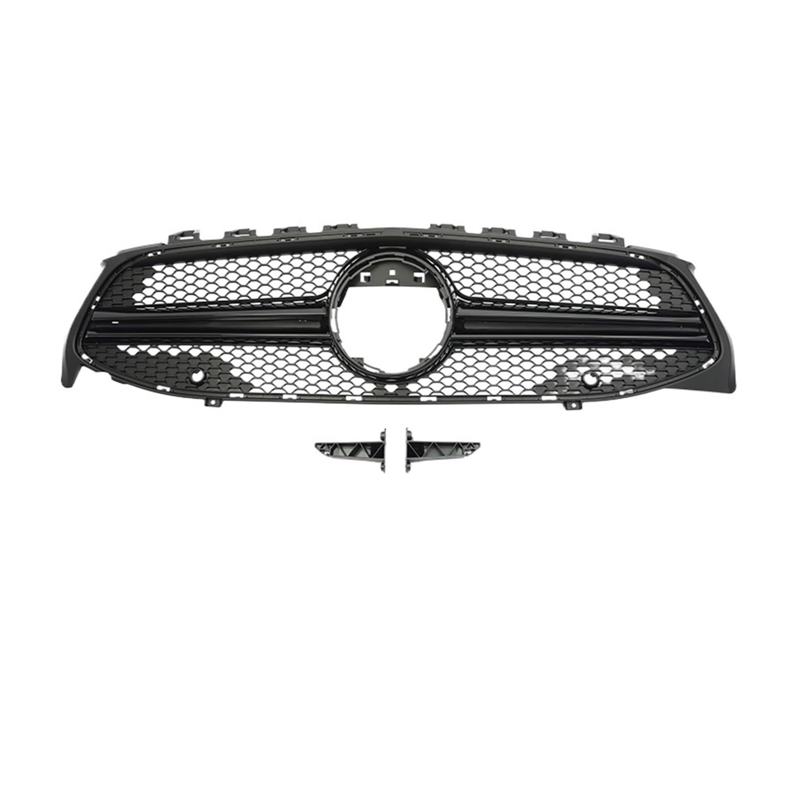 DACOLWZING Kompatibel for Benz CLA W118 CLA180 CLA200 CLA250 CLA260 CLA45 2019 2020 2021 2022 2023 Frontstoßstange GT Diamond AMG Kühlergrill Schwarz Silber(CLA35 Blk WO) von DACOLWZING