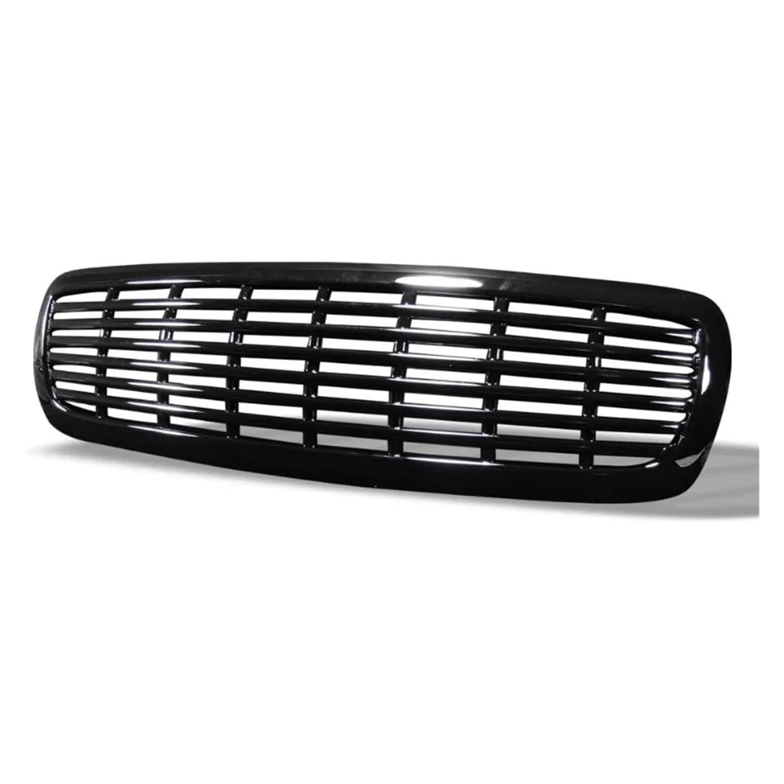 DACOLWZING Kompatibel for Dodge Dakota 1997–2004 – Durango 1998–2003, horizontaler Chrom-Frontstoßstangengrill(Glossy Black) von DACOLWZING