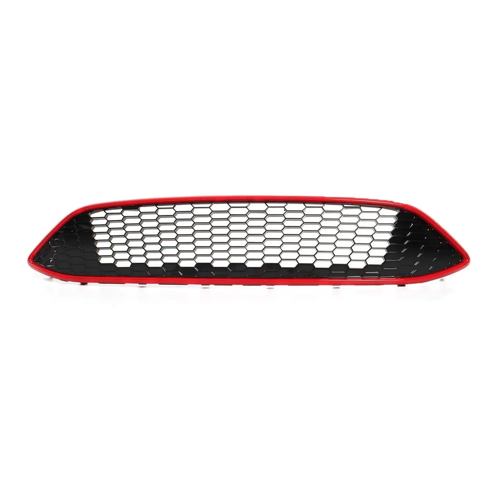 DACOLWZING Kompatibel for Focus MK3 ST Line Schrägheck Kombi 2015–2017, Auto-Frontstoßstange, Wabengitter, Mittelgrill(Black and Red) von DACOLWZING