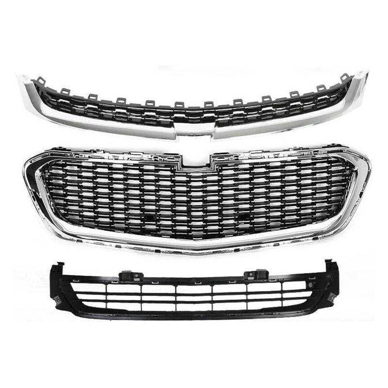 DACOLWZING Kompatibel for Malibu 2014 2015 2016 Frontgrill Oben in der Mitte OE-Ersatz unterer Grill GM1200675 22995179 von DACOLWZING