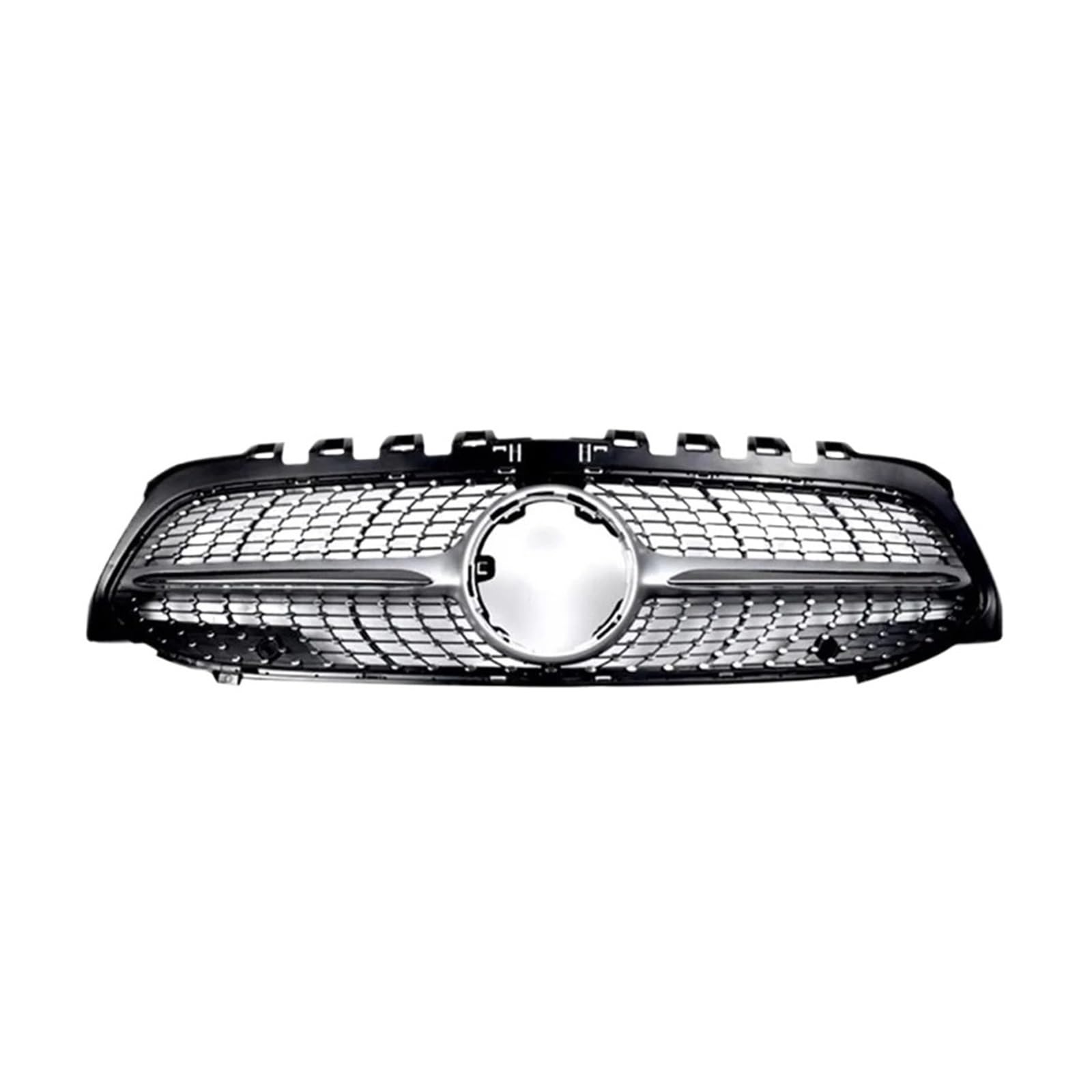 DACOLWZING Kompatibel for Mercedes-Benz A-KLASSE W176 W177 vorderer oberer Grill GTR Diamond Style Sedan Pre Facelift Tuning(W177 19-23 Dia SIL) von DACOLWZING