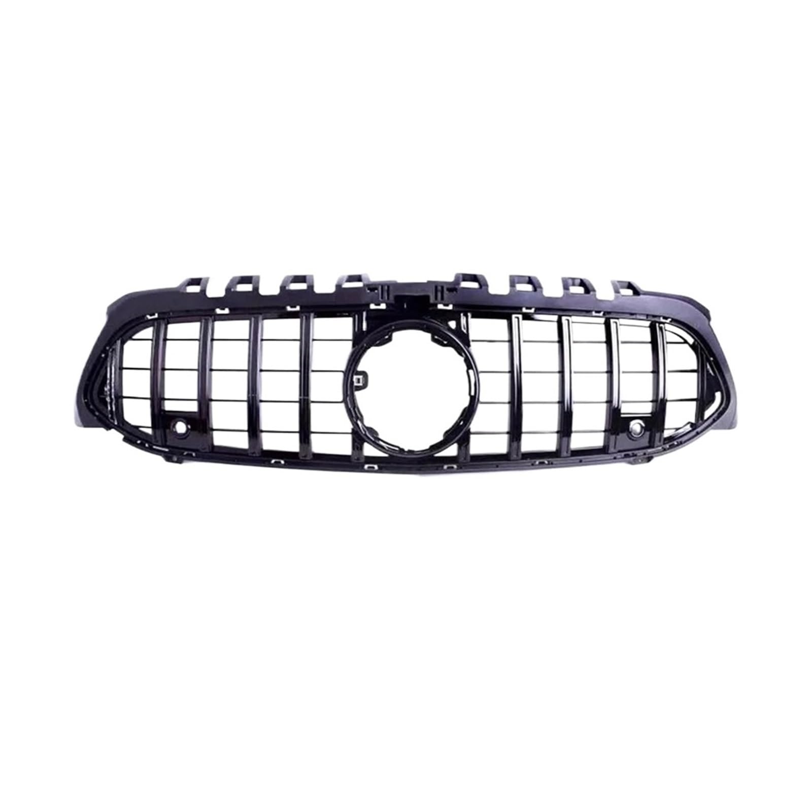 DACOLWZING Kompatibel for Mercedes-Benz A-KLASSE W176 W177 vorderer oberer Grill GTR Diamond Style Sedan Pre Facelift Tuning(W177 19-23 GT Black) von DACOLWZING