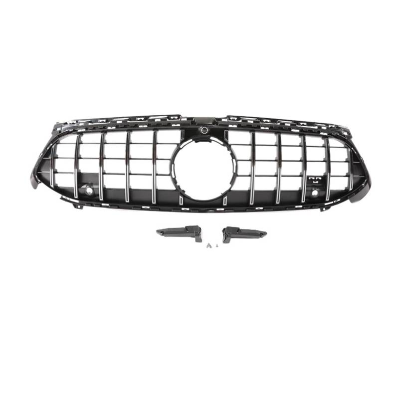 DACOLWZING Kompatibel for Mercedes-Benz A-Klasse A180 A200 A220 A250 A280 W177 2023 2024. Frontkühler-Renngrill GT Panamericana-Grillzubehör(GT Chrome) von DACOLWZING