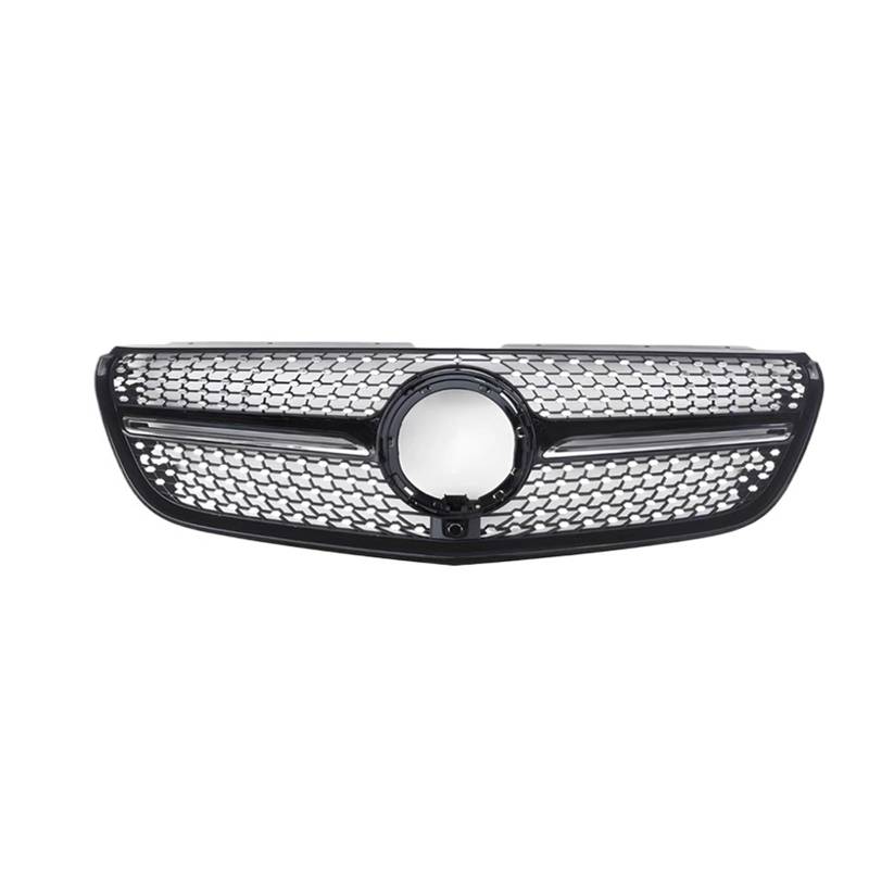 DACOLWZING Kompatibel for Mercedes-Benz V-Klasse W447 V260 V250 2015–2019 2020–2023. Frontgrill, Frontstoßstange, Racing-Diamantgrill, Tuning-Zubehör(16-19V Black) von DACOLWZING