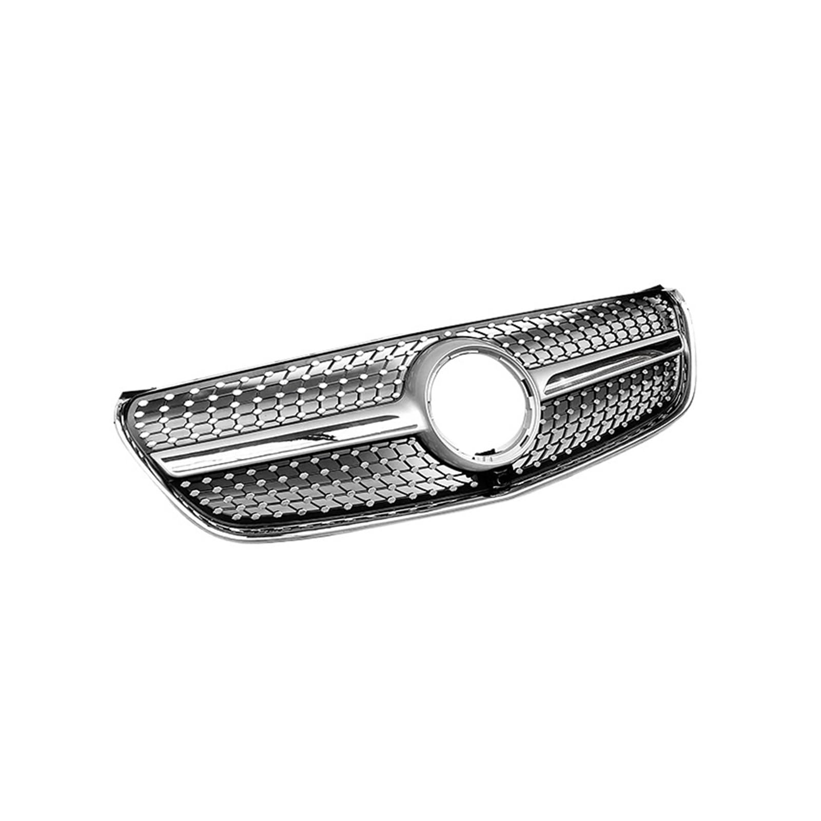 DACOLWZING Kompatibel for Mercedes-Benz V-Klasse W447 V260 V250 2015–2019 2020–2023. Frontgrill, Frontstoßstange, Racing-Diamantgrill, Tuning-Zubehör(16-19V Silvery) von DACOLWZING