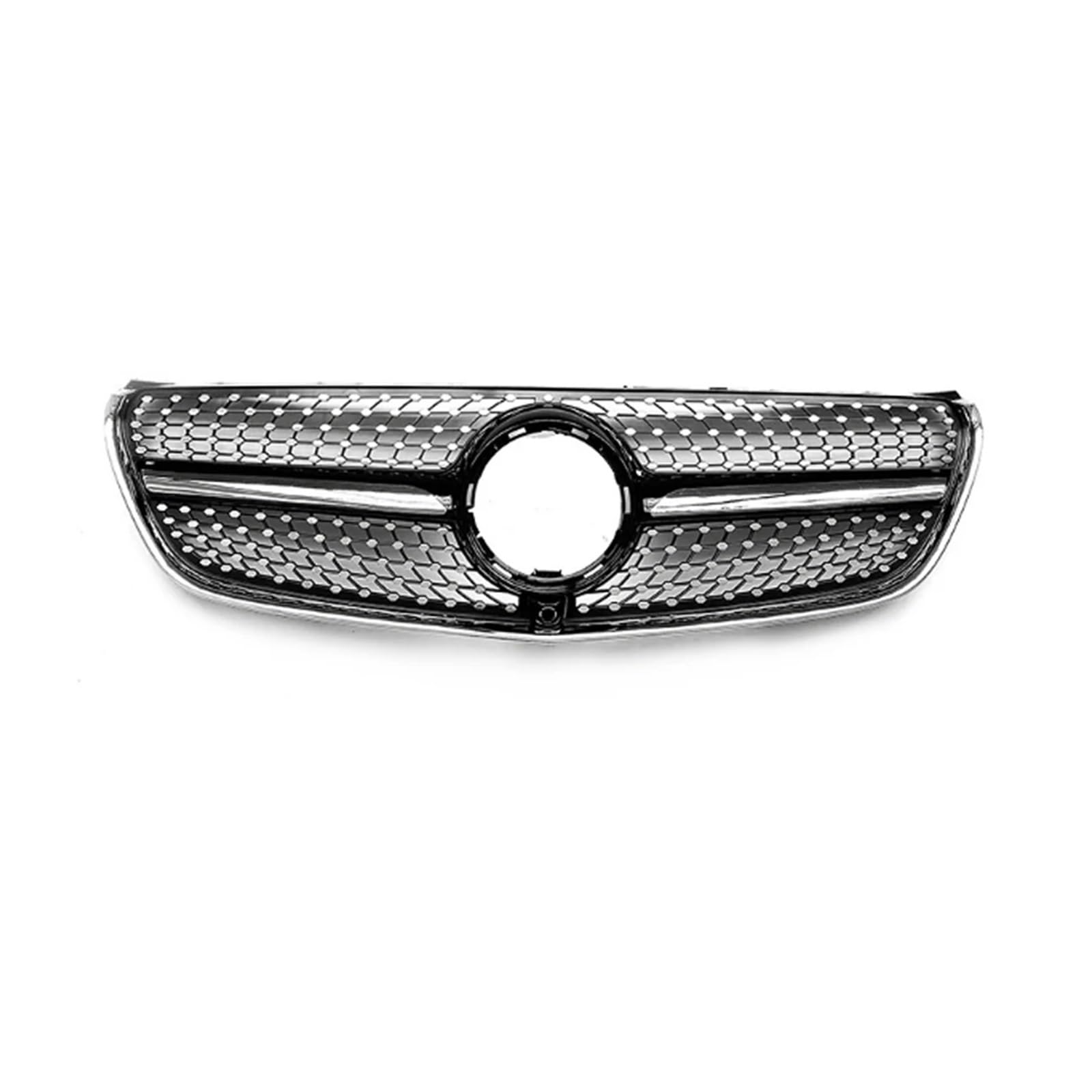 DACOLWZING Kompatibel for Mercedes-Benz V-Klasse W447 V260 V250 2015–2019 2020–2023. Frontgrill, Frontstoßstange, Racing-Diamantgrill, Tuning-Zubehör(Black 2015-2019) von DACOLWZING