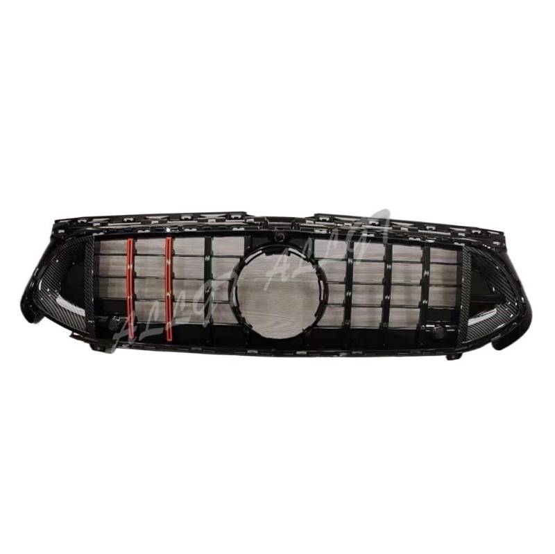 DACOLWZING Kompatibel for Mercedes-Benz W177 A-Klasse A180 A200 A220 A250 A280 2023 2024+ Front Racing Facelift Grille Oberer Stoßfänger Kühlergrill(Carbon Red) von DACOLWZING