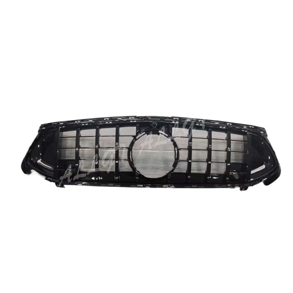 DACOLWZING Kompatibel for Mercedes-Benz W177 A-Klasse A180 A200 A220 A250 A280 2023 2024+ Front Racing Facelift Grille Oberer Stoßfänger Kühlergrill(Full Black) von DACOLWZING