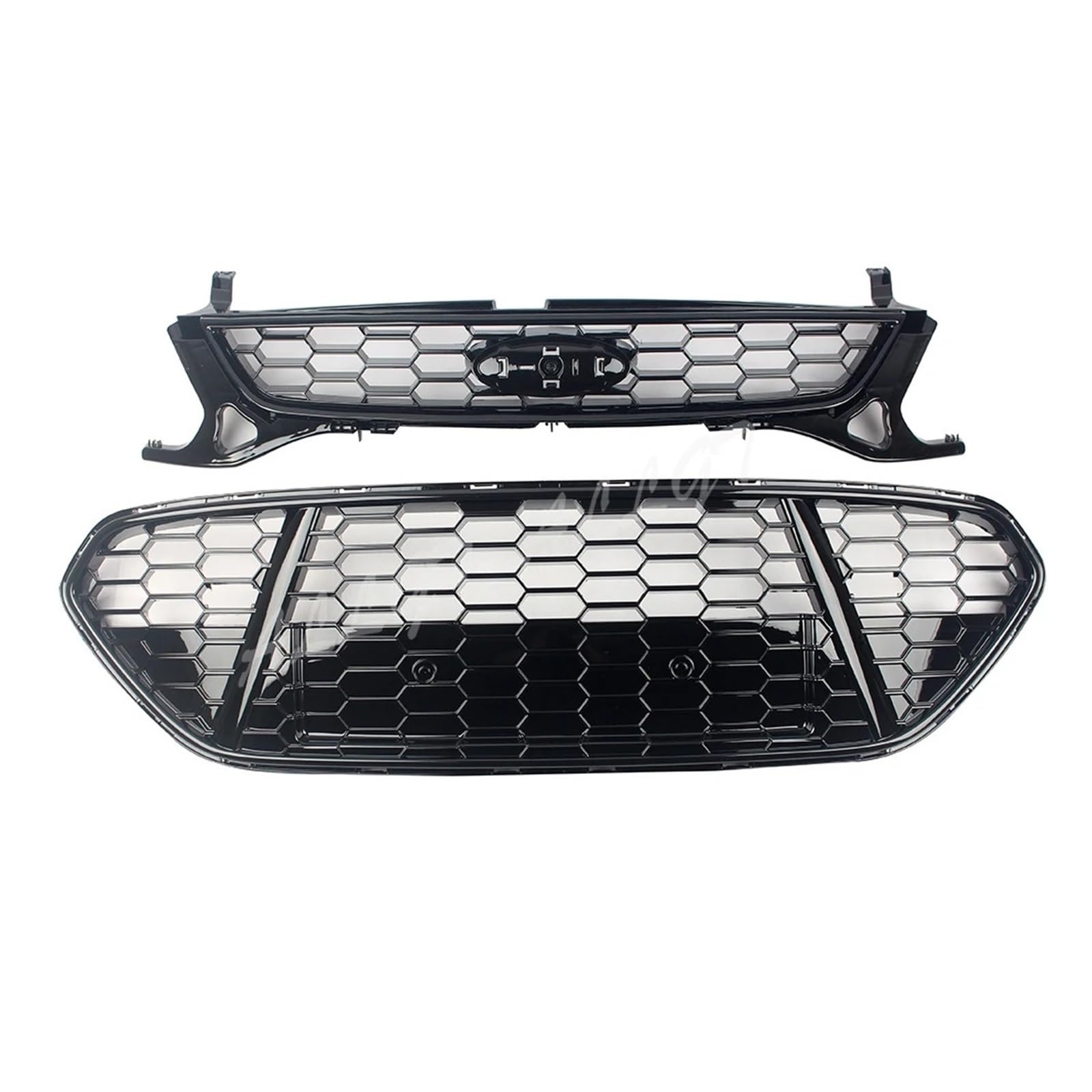 DACOLWZING Kompatibel for Mondeo 2011 2012 2013 2014 vorderer oberer mittlerer Grill unterer Grill(Front Plus Lower) von DACOLWZING