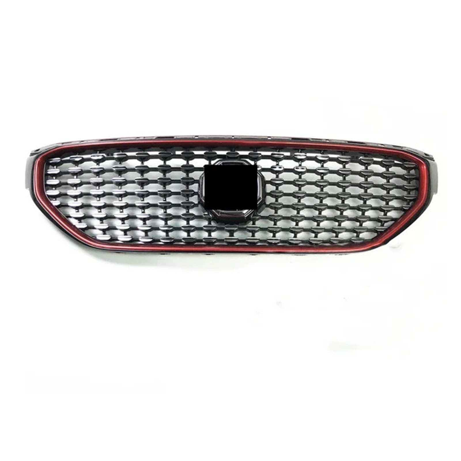 DACOLWZING Kompatibel for SAIC MG ZS 2017 2018 2019 2020 Frontstoßstangengrillmaske Kühlergrill Mittleres Netz CRacing Grills AUTOGRILLE(17-19 Red with Logo) von DACOLWZING