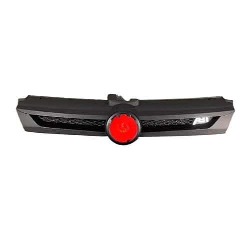 DACOLWZING Kompatibel for VW – Golf MK7.5 2014–2020. Vorderer Mittelgrill, Schwarz-Chrom-ABS-Kühlerhaube, Oberer Grill(7.5ABT Red Label) von DACOLWZING