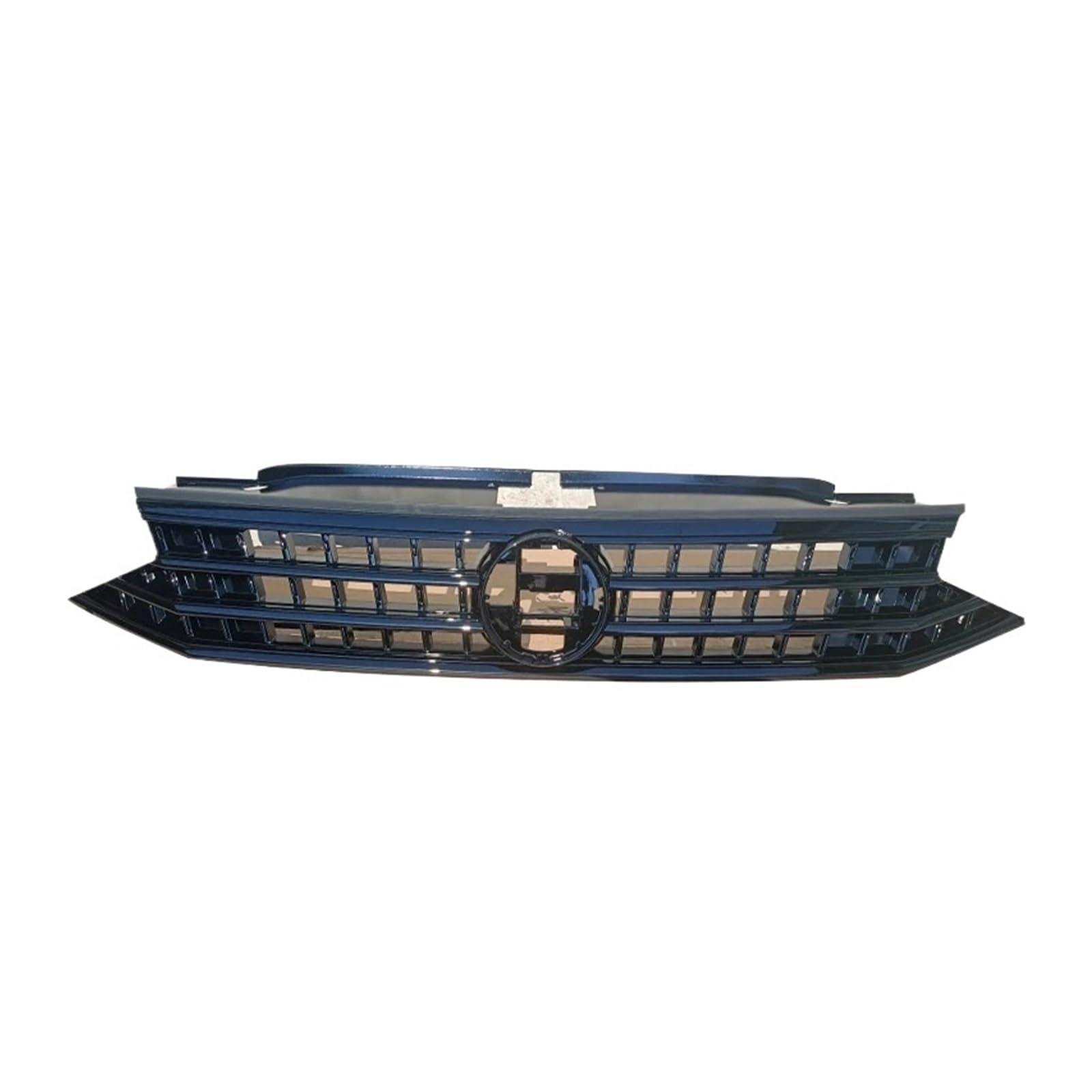 DACOLWZING Kompatibel for VW -Passat B8.5 2020–2023 Renngrills schwarz Kamshing Auto-Frontstoßstange obere Grillmaske Kühlergrill(High Configuration) von DACOLWZING