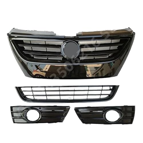 DACOLWZING Kompatibel for VW – Passat CC 2009–2012, Auto-Mittelgrill, Frontstoßstange, Honiggitter-Grill, Kühlergrills(B) von DACOLWZING