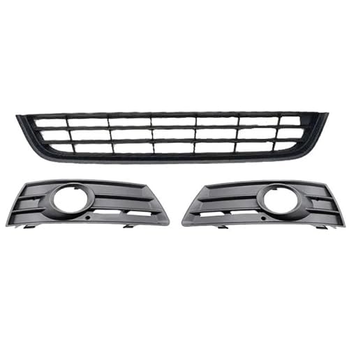 DACOLWZING Kompatibel for VW – Passat CC 2009–2012, Auto-Mittelgrill, Frontstoßstange, Honiggitter-Grill, Kühlergrills(E) von DACOLWZING