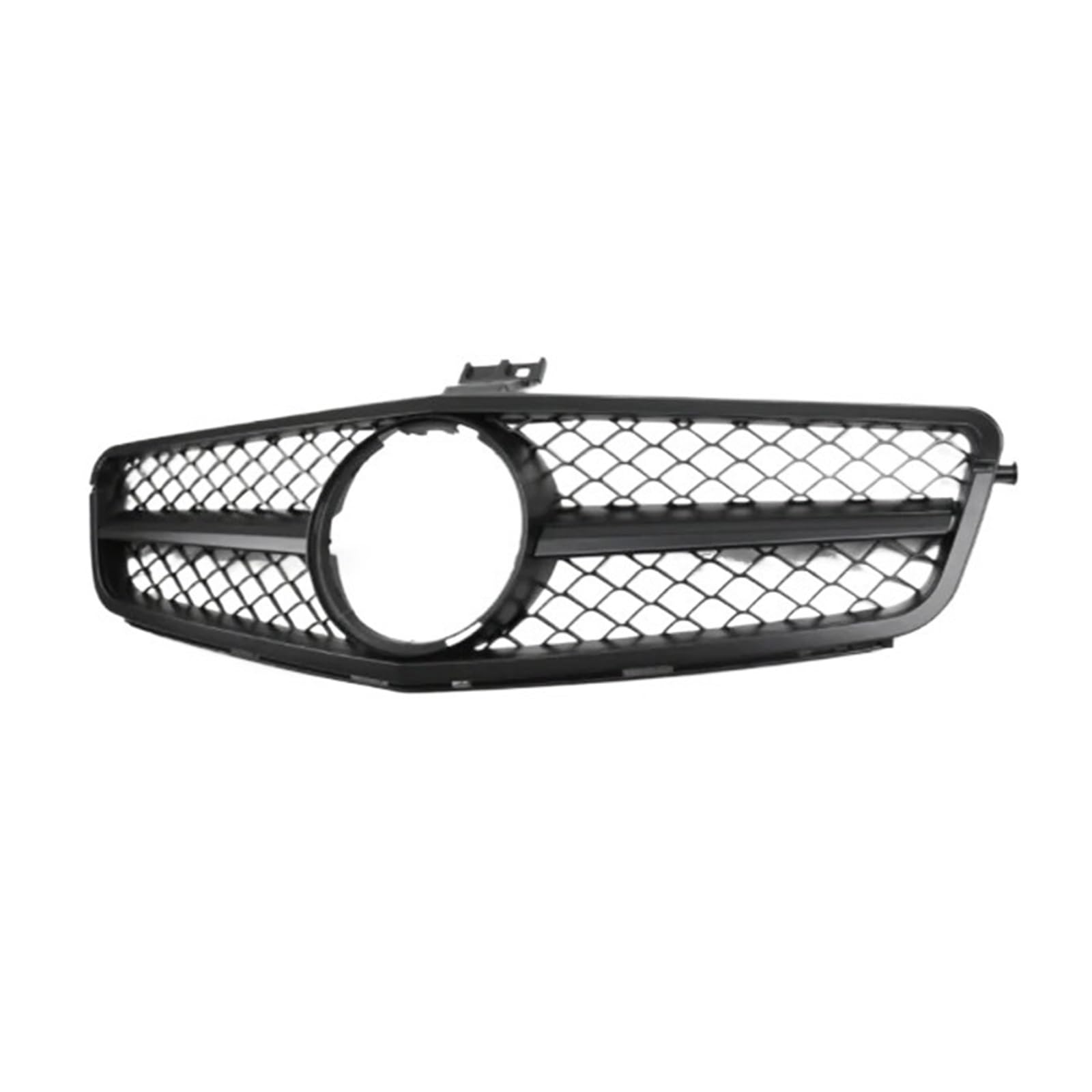 Frontgrill Kompatibel for Mercedes-Benz C W204 Sport Racing Grill AMG GT Diamond 2007 2008 2009 2010 2011 2012 2013 2014 Facelift(A Matte Black) von DACOLWZING