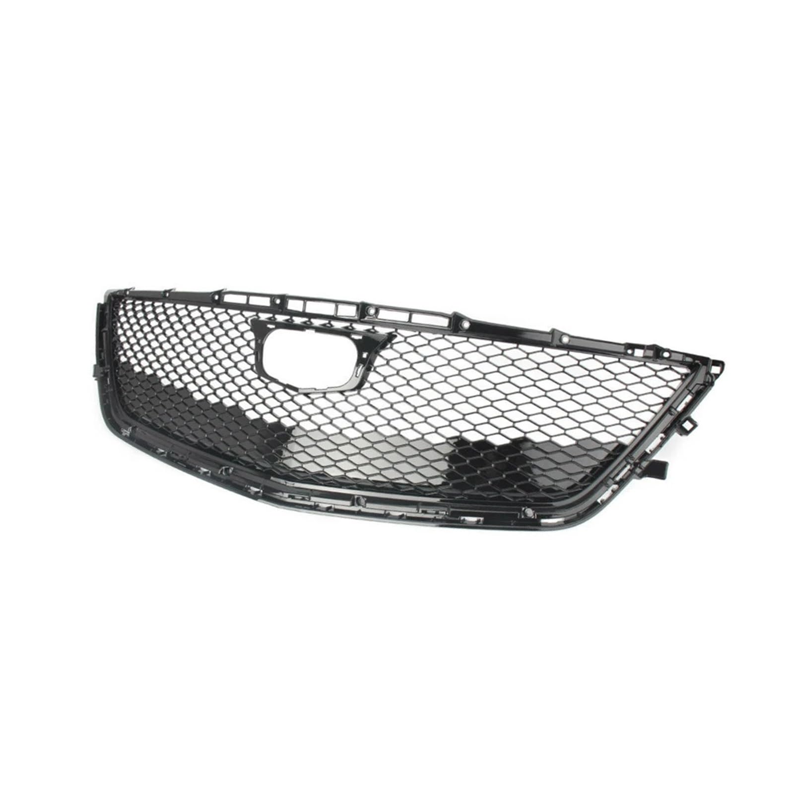 Frontgrill Renngrill Kompatibel for Cadillac -CT6 Limousine 4-Türer 2016-2018 Schwarzes Oberes Stoßstangenhaubennetz Body Kit Gitter ohne Kameraloch von DACOLWZING