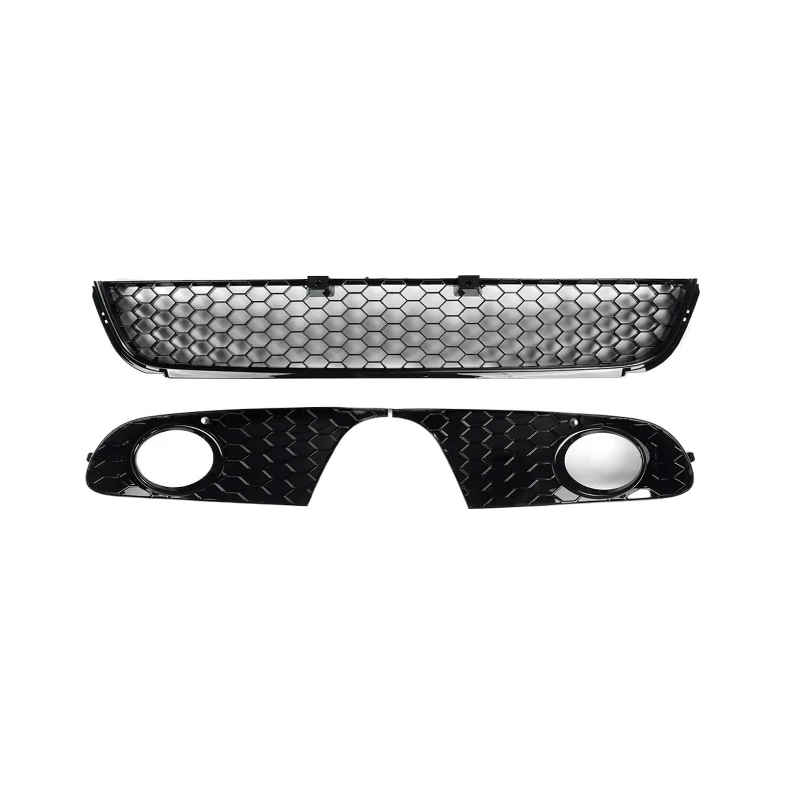 Frontgrill for Stoßstange, Nebelscheinwerfer-Abdeckung, kompatibel mit VW -Golf 6 MK6 Nicht-GTI 2009 2010 2011 2012 2013 5K0853665 5K0853666 von DACOLWZING