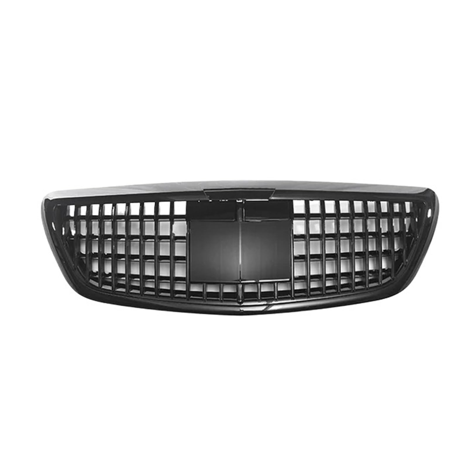 Grill Silber/Schwarz Front Stoßstange Haube Gitter Grille Kompatibel for Mercedes S Klasse W222 2014-2019(Mayba Black) von DACOLWZING