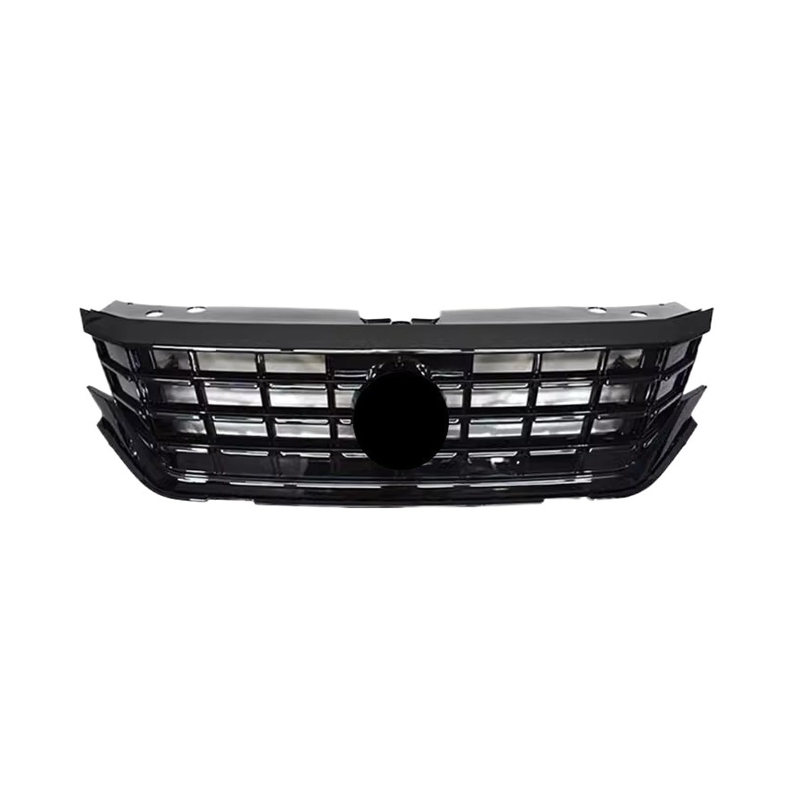 Grillmaske Gitter Kühlergrill Frontstoßstange Netz Kompatibel for VW -Passat B5 2019 2020 Autozubehör(Gloss Black) von DACOLWZING