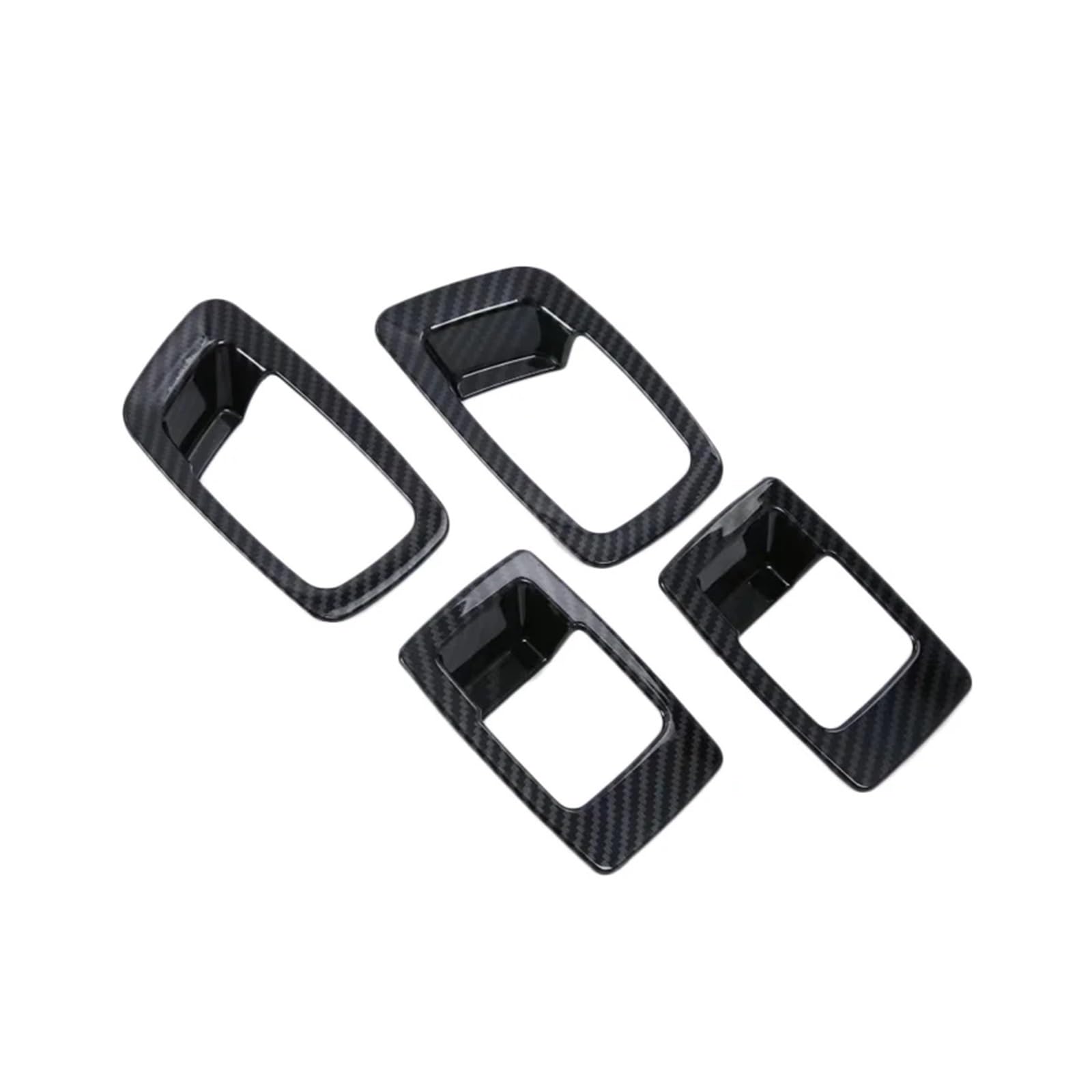 Kohlefaser-kompatibel for BMW X3 G01 2022 Auto-Schaltknauf Zentrale Handbremse Abdeckungen Innenausstattung Autozubehör Aufkleber Verkleidung(Rear seat adjustment) von DACOLWZING