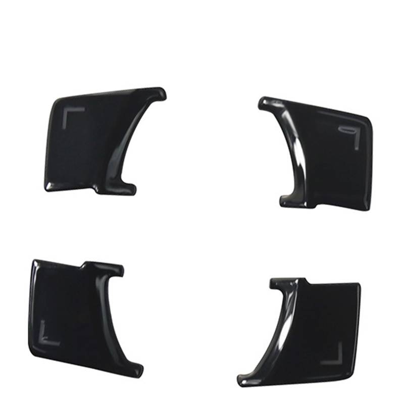 Kompatibel for Audi Q7 4L 2006-2015, Kohlefaser-Autotürgriffrahmen, Autotür-Innenstreifen, Dekorationsabdeckung, Aufkleber, Zierzubehör(B Model Black) von DACOLWZING