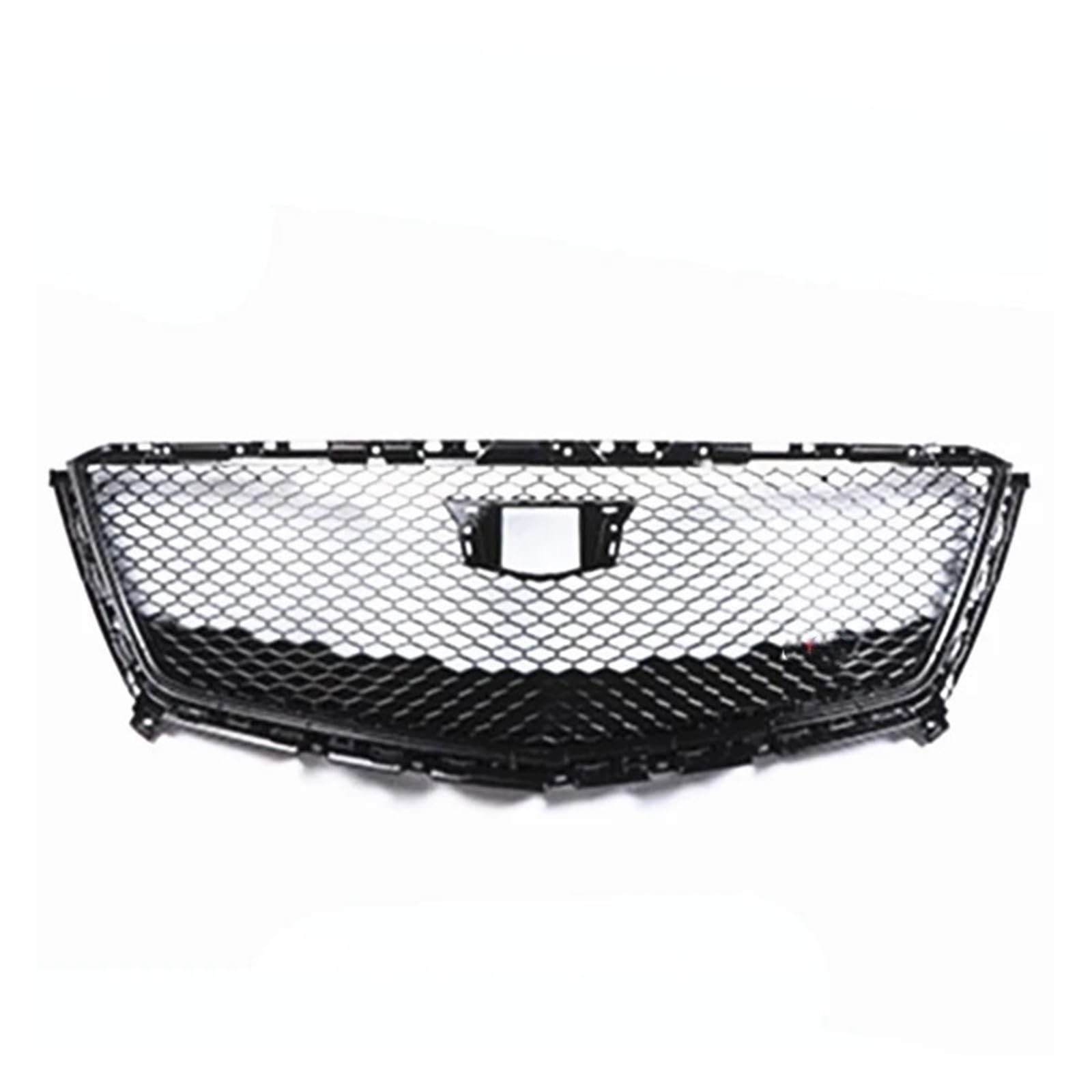 Kompatibel for Cadillac -XT5 2016 2017 2018 2019 2020 2021 2022 2023 Honeycomb Stil Grill Kühlergrill Schwarz Oberen Stoßstange haube Mesh Grid von DACOLWZING