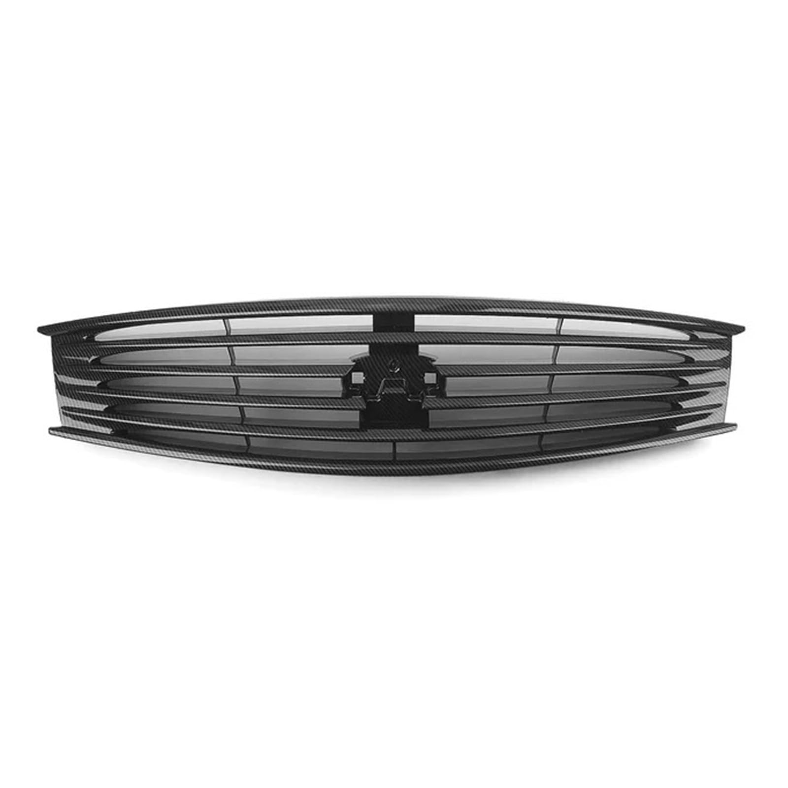 Kompatibel for Infiniti G37 2008-2013 Q60 2014-2015 2-türiges Coupé, ABS-Kohlefaser-Look, Kühlergrill, Auto-Oberstoßstangenhaube, Maschengitter(Carbon Fiber Look) von DACOLWZING