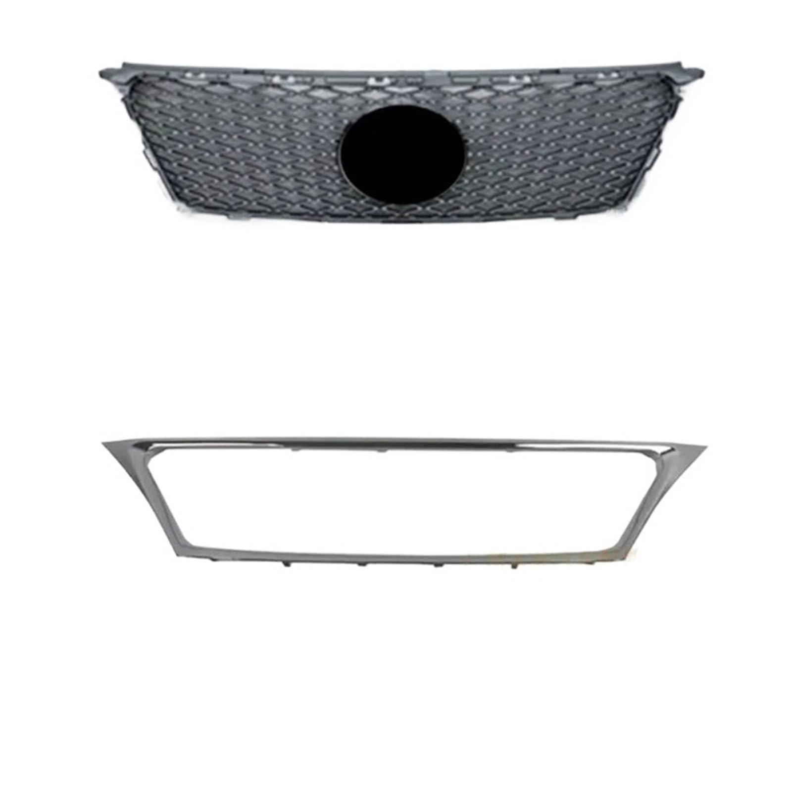 Kompatibel for Lexus Is300 Is250 2006 2007 2008 2009 2010 2011 2012 Body Kit Frontstoßstangenabdeckung Umrüstung Grill Kunststoff Racing Grille(10-12 B Grill Frame) von DACOLWZING