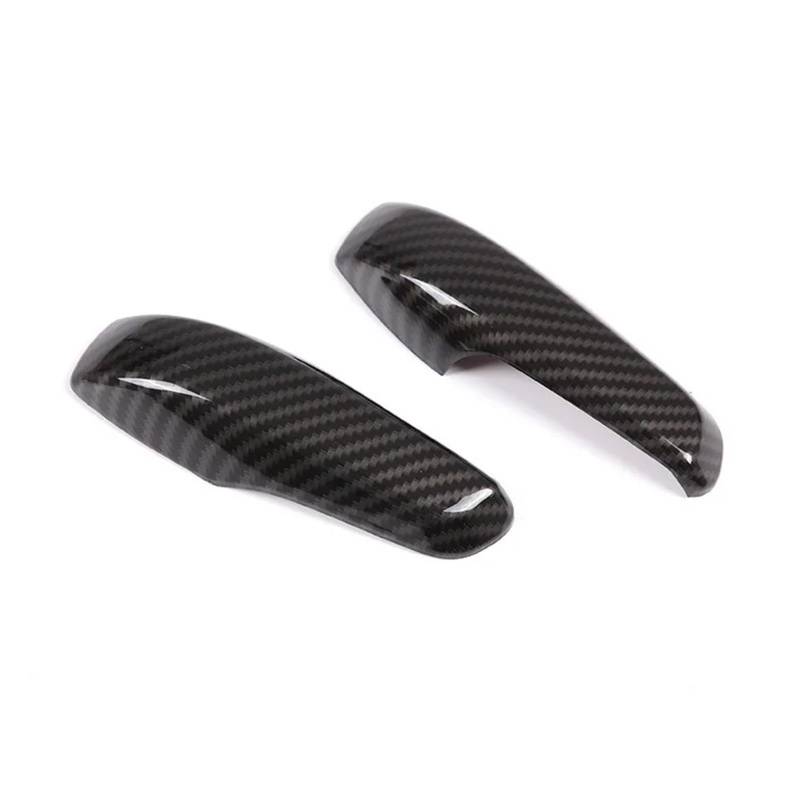 Kompatibel for Mercedes -Smart -Fortwo 451 2009-2014 Zierleiste Türschalenrahmen Aufkleber Innenausstattung Autotür Armlehne Griffabdeckung Kohlefaser(Inner Handle-Carbon) von DACOLWZING