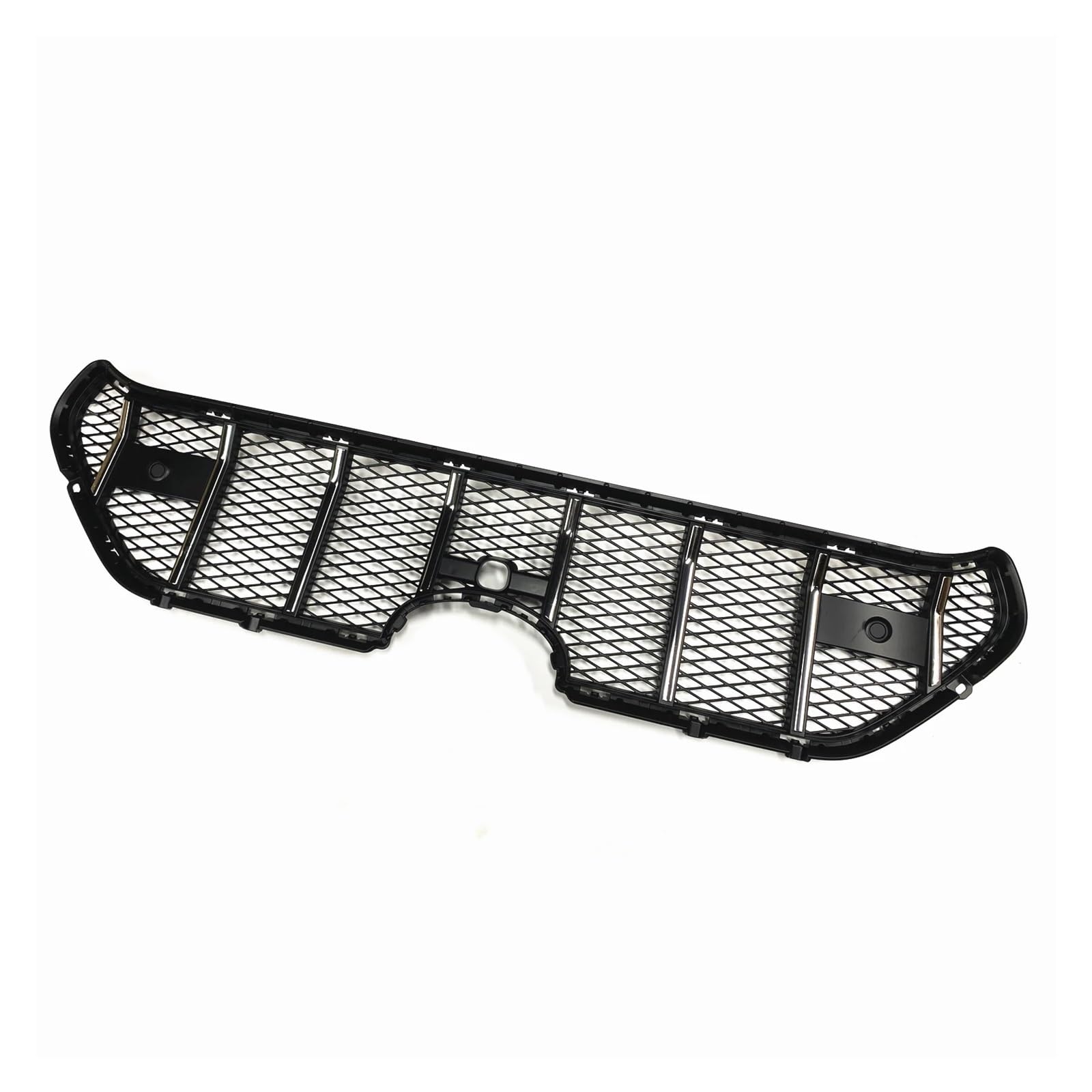 Kompatibel for Toyota -RAV4 2019 2020 2021 2022 Kühlergrill Waben Stil Racing Grill Schwarz/Silber Oberen Stoßfänger Ansaughaube Mesh Grid(Silver) von DACOLWZING