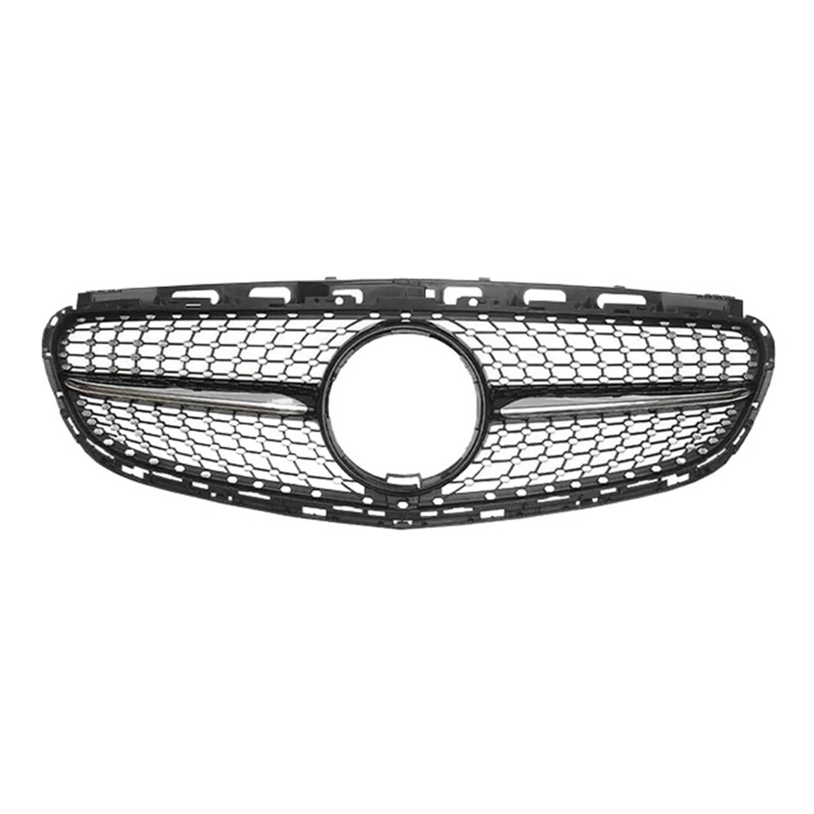 Kompatibel mit Mercedes-Benz E-Klasse W212, Auto-Frontgrill-Bodykit 2009–2015, GT Diamond Styling Grill Tuning Autozubehör(13-15 Diamond Black) von DACOLWZING