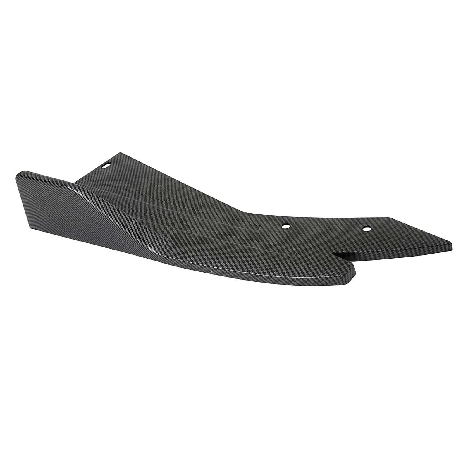 Kompatibel mit Mercedes -Benz c300 2008-2021 Auto Heckstoßstange Spoiler Lippe Splitter Diffusor Body Kit Seitenschweller Schutzabdeckungen(Carbon Fiber) von DACOLWZING