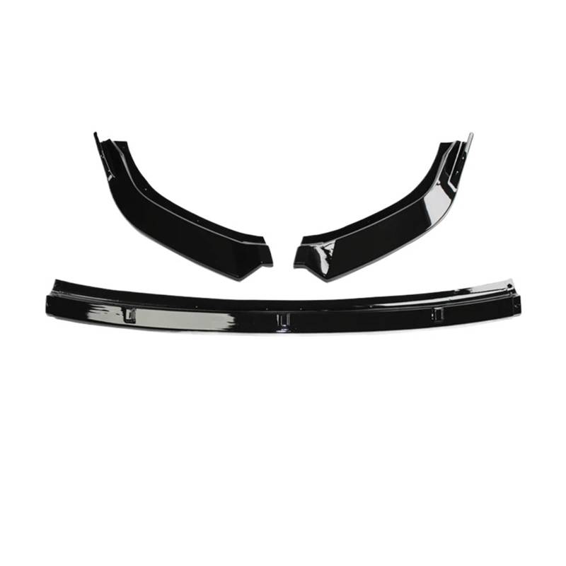 Kompatibel mit Nissan -Qashqai 2017 2018 2019 2020 Auto Front Stoßstange Splitter Lippe Kinn Spoiler Körper Kit Diffusor Schutz Schutz Außen Accessori(Glossy Black) von DACOLWZING