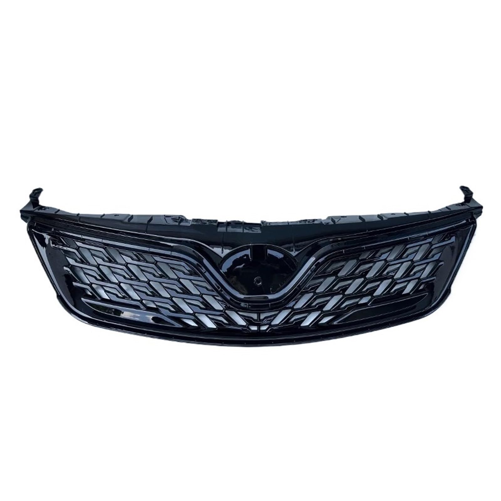 Kompatibel mit Toyota -Corolla Racing Grill 2011-2013 Modifizierter Frontstoßfänger-Netzdeckel Frontgrill for Zierleisten(Gloss Black) von DACOLWZING