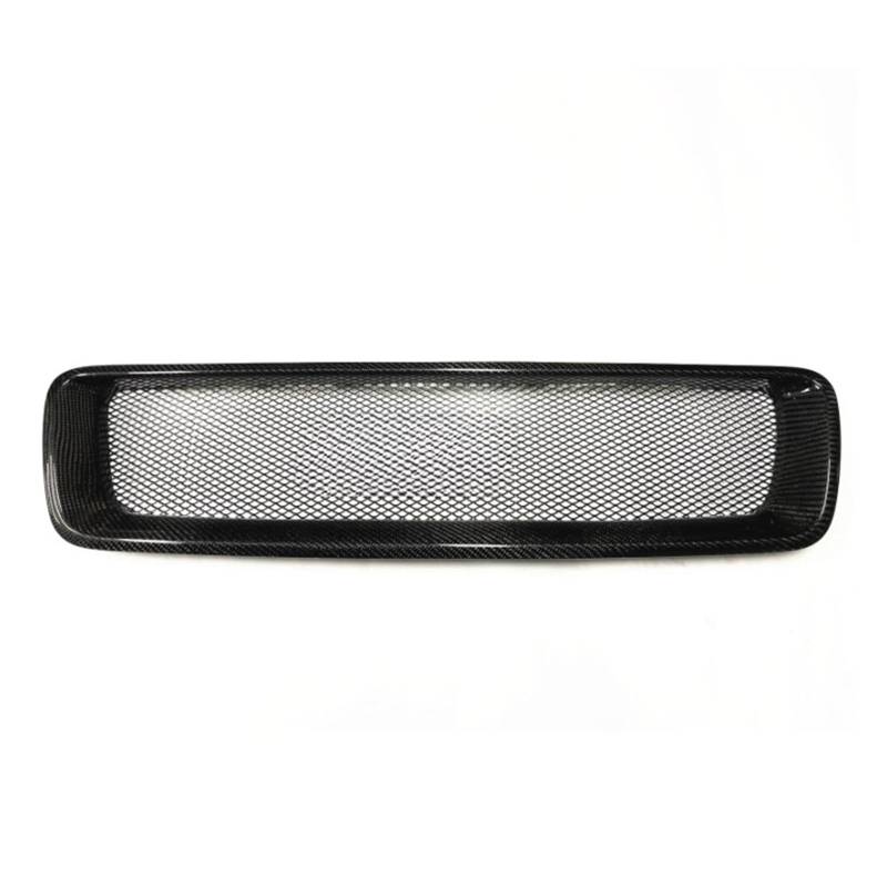 Kühlergrill kompatibel for Volvo C30 2007–2010 2008 2009, Echtkohlefaser/Fiberglas, obere Stoßstangenhaube, Netzkörpersatz, Renngitter(Carbon Fiber) von DACOLWZING