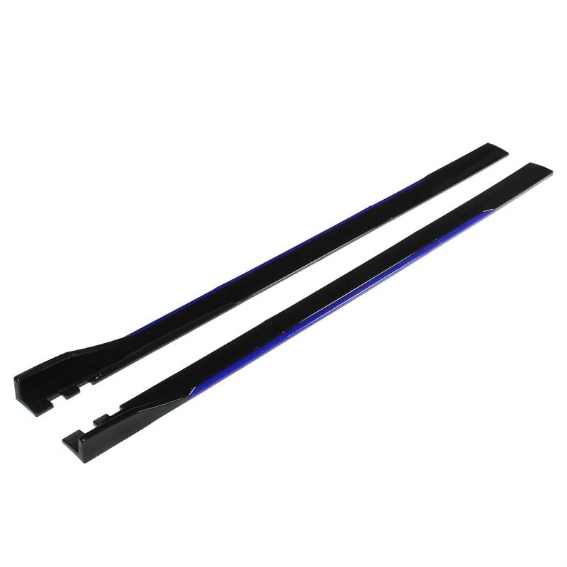 Neue W205 Seitenschweller Verlängerung Rocker Splitter Diffusor Winglet Flügel Kompatibel for Mercedes -Benz W205 W204 W203 W212 W213 W117 W176(Blue) von DACOLWZING