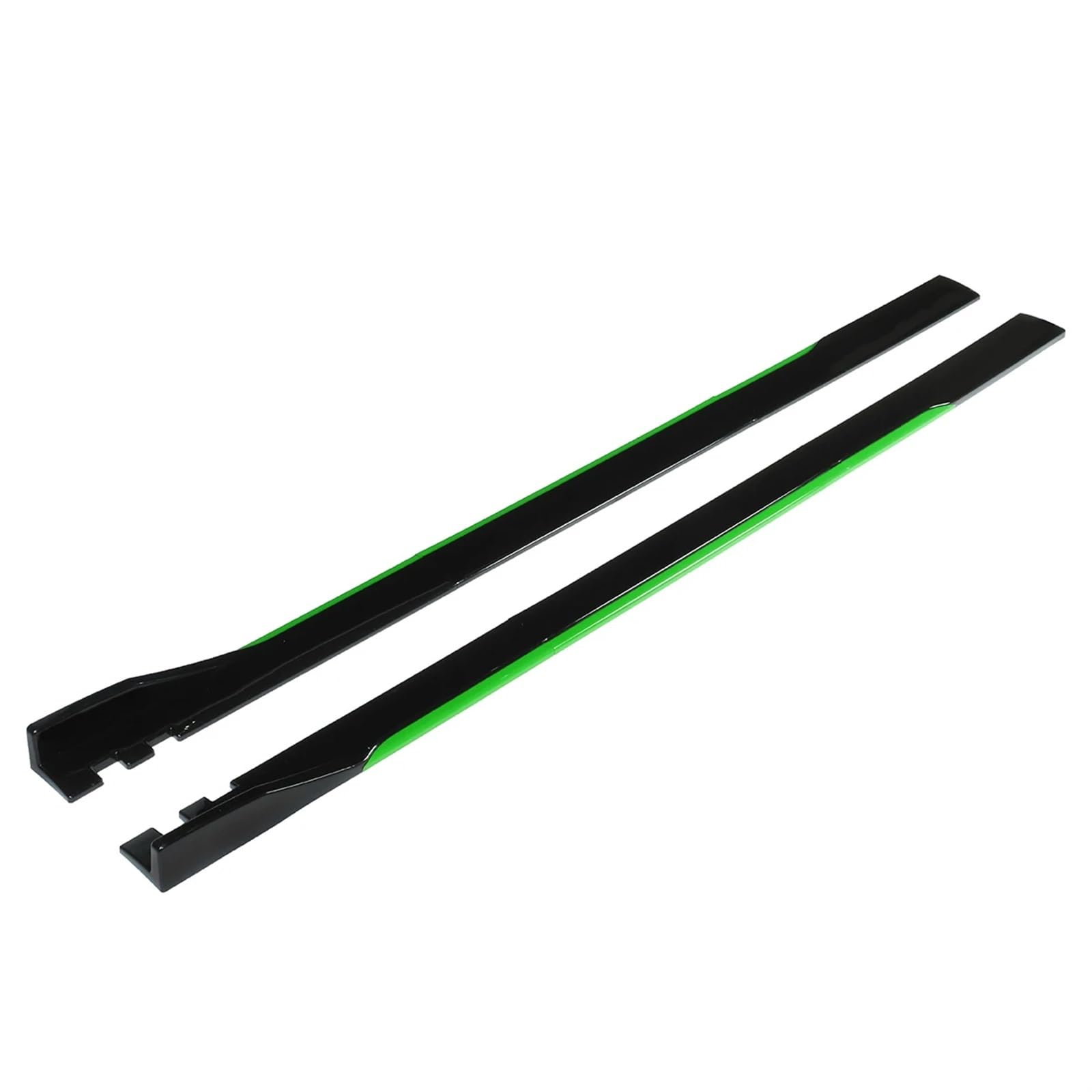 Neue W205 Seitenschweller Verlängerung Rocker Splitter Diffusor Winglet Flügel Kompatibel for Mercedes -Benz W205 W204 W203 W212 W213 W117 W176(Green) von DACOLWZING