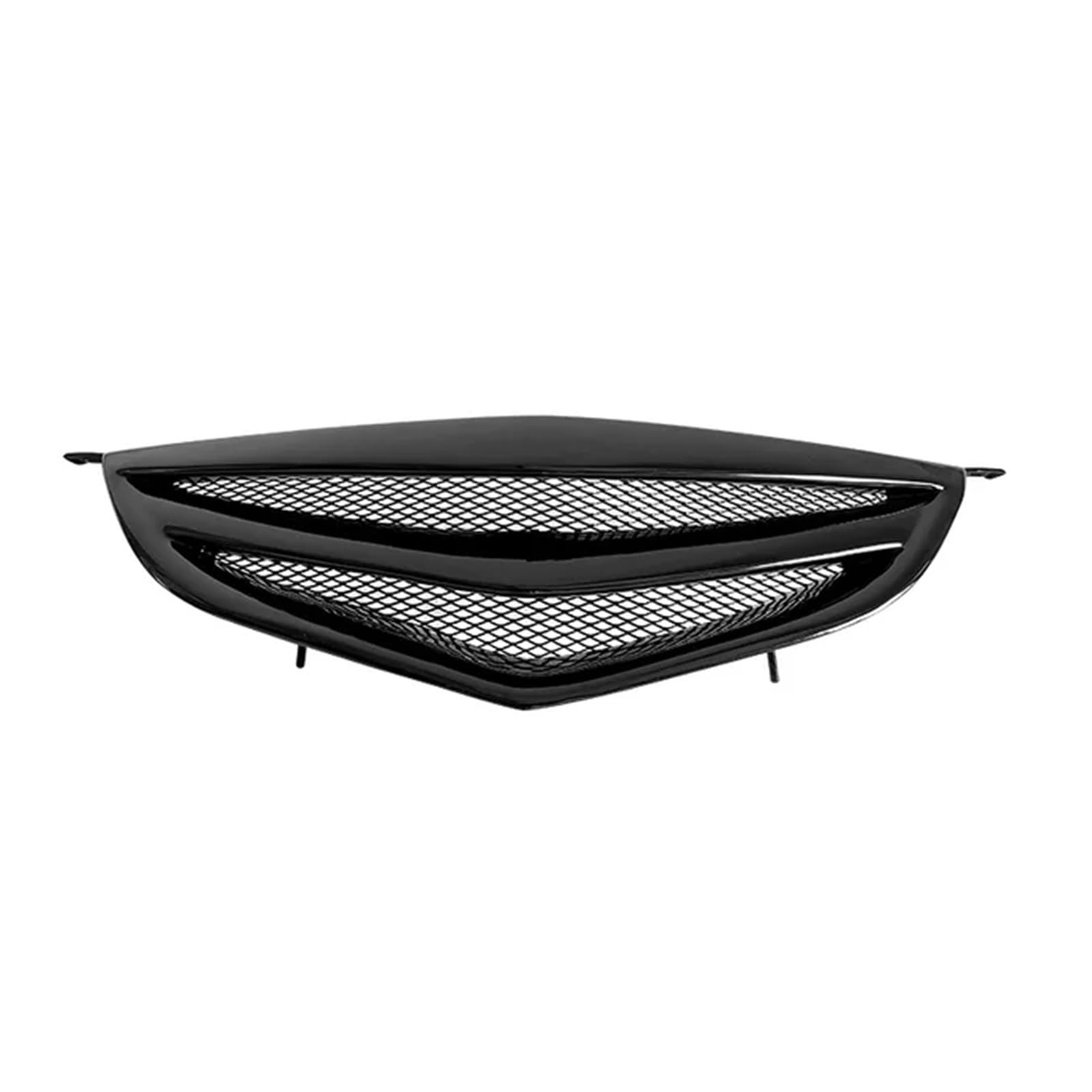 Racing Grill Stoßstange Mesh Front Grill Auto Umrüstung Zubehör Kompatibel for Mazda3 Limousine 2006-2012 Abdeckung Keine Auto Logo(Gloss Black B) von DACOLWZING