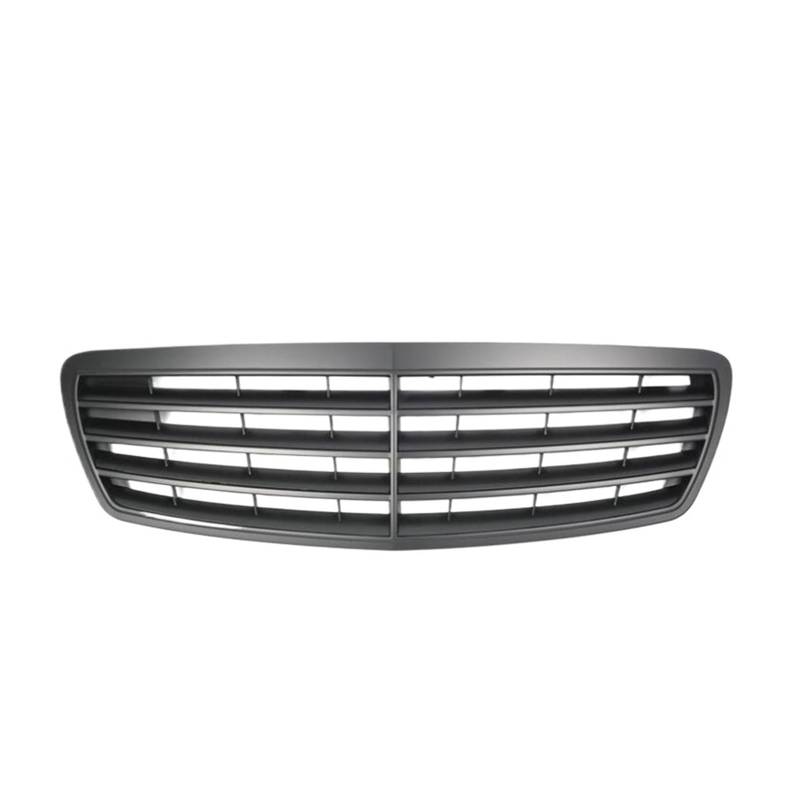 Schwarz glänzender/Matter Racing-Kühlergrill-Overlay for die Frontstoßstange, kompatibel mit Mercedes-Benz E-Klasse W211 Assy Style Grill 2002 2003 2004 2005 2006(Style C) von DACOLWZING