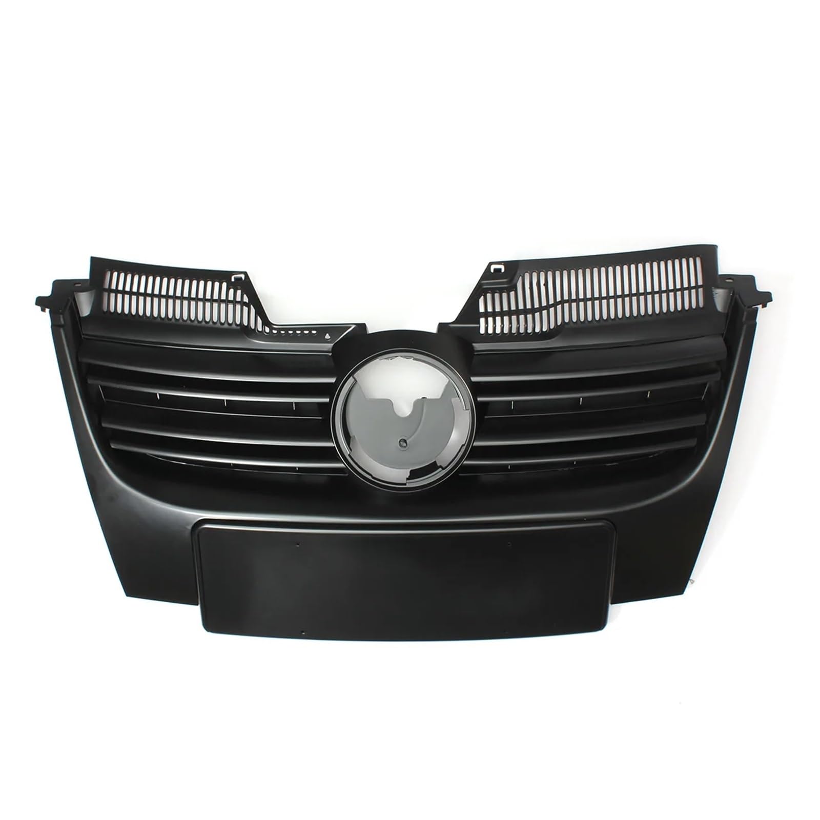 Schwarzer Sportgrill for die obere Stoßstange vorne, ABS-Kunststoff, kompatibel mit VW -Jetta -MK5 2006 2007 2008 2009 2010 von DACOLWZING