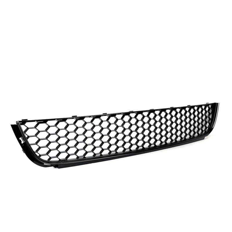 Wabenförmiger Kühlergrill for die vordere Stoßstange, kompatibel mit VW Jetta MK6 2009 2010 2011 2012 2013, Chromgrill, schwarz, Autozubehör 5K0853677A von DACOLWZING