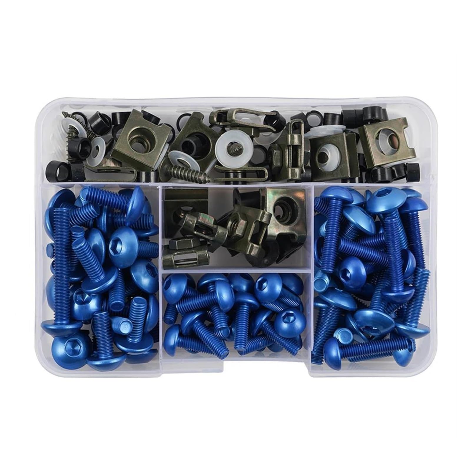 177PCS Verkleidung Schrauben Schrauben Mutter Kit Für HO&NDA CBR600RR CBR900RR CBR929RR CBR1000RR CBR 600RR 1000RR 600 F2 F3 F4(Blue) von DACONGI