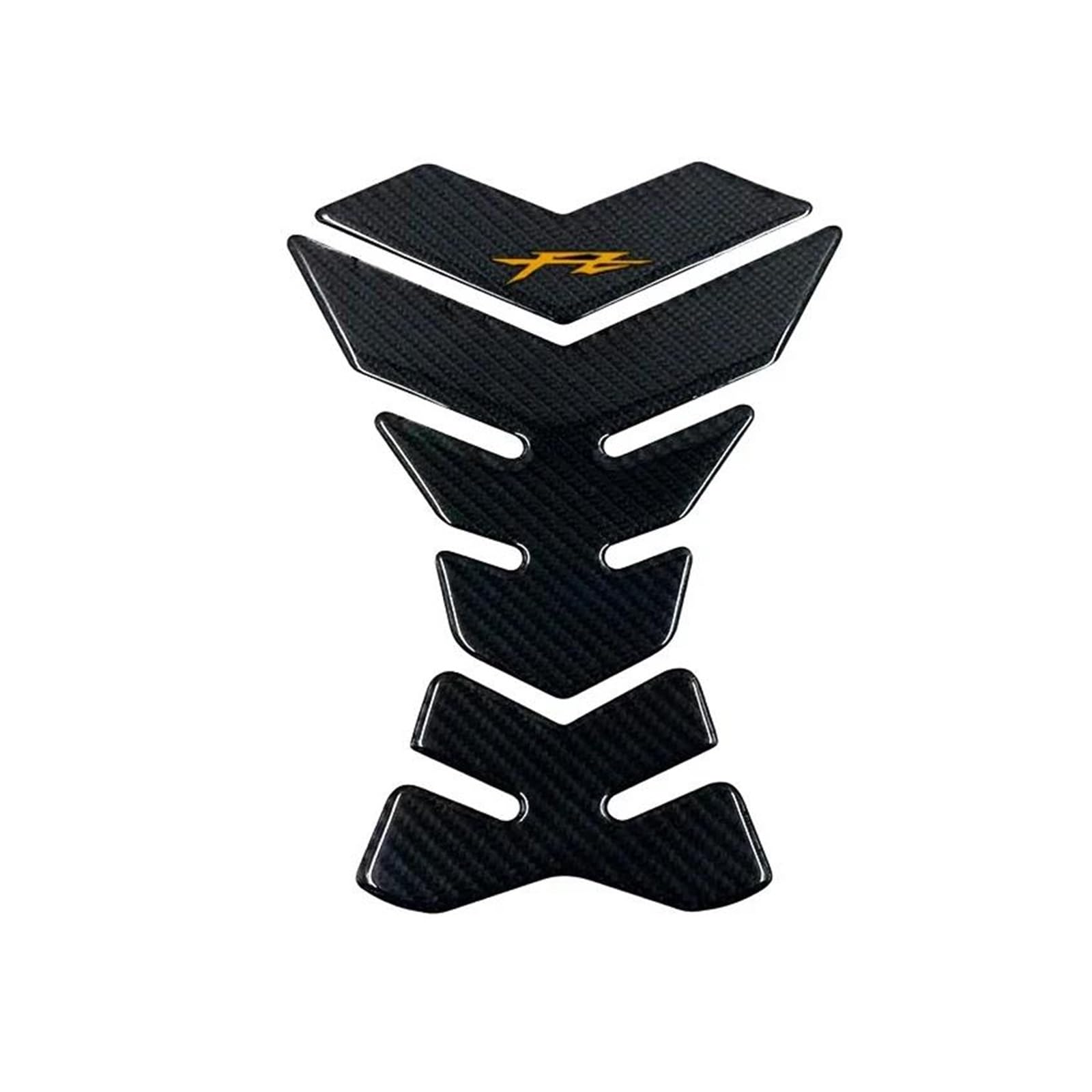 Für FZ6 Fazer S2 FZ 6 FZ6S FZ6-S FZ6N FZ6-N FZ16 FZ8 Motorrad Carbon Fiber Tank Tankdeckel Fuel Filler Pad Abdeckung Aufkleber(Multi-Colored) von DACONGI